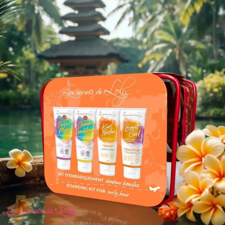 Trousse de voyage chvx bouclés Les secrets de Loly Trousse de voyage chvx bouclés Les secrets de Loly