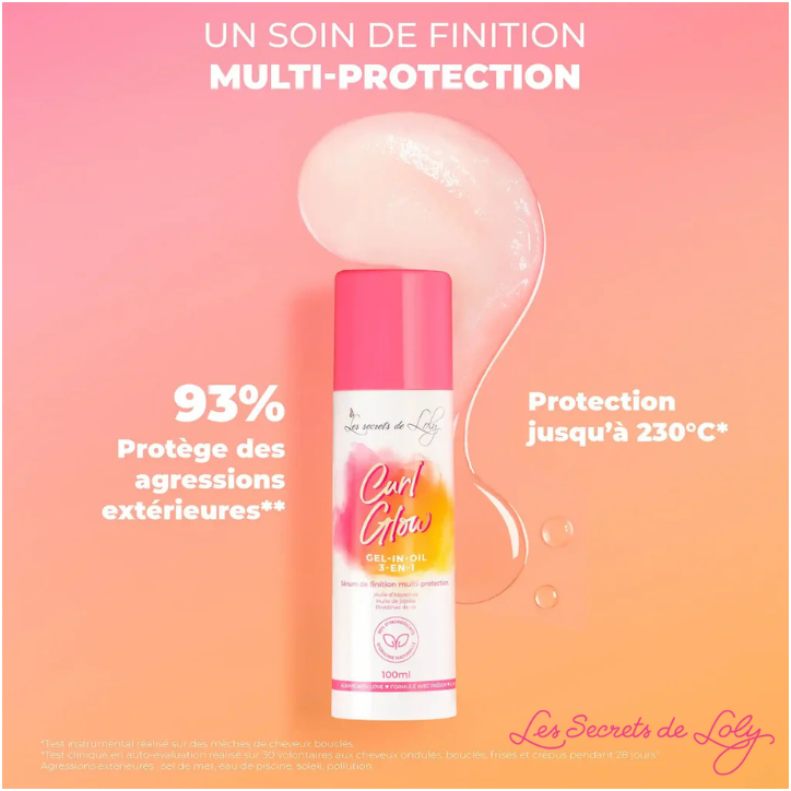 Curl Glow Sérum de finition multi-protection - 100ml Les secrets de Loly Curl Glow Sérum de finition multi-protection - 100ml Les secrets de Loly