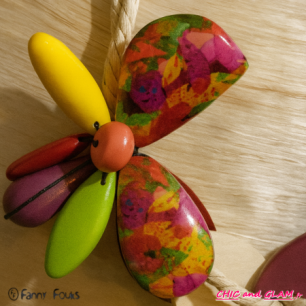 Collier bois fleur multi-ton Fanny Fouks