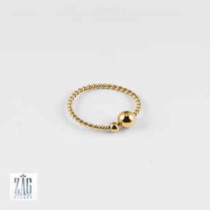 Bague Soto jonc tressé