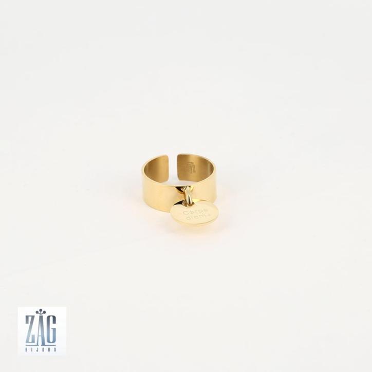 Bague jonc Karmen "carpe diem"Zag Bague jonc Karmen "carpe diem"Zag