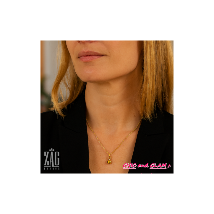 Collier Liomy pendule Zag Collier Liomy pendule Zag
