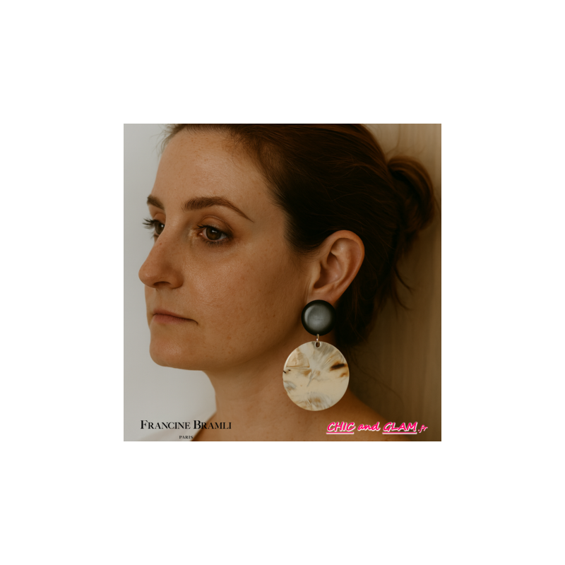 B.O Cidonie beige/gris mord Francine Bramli.