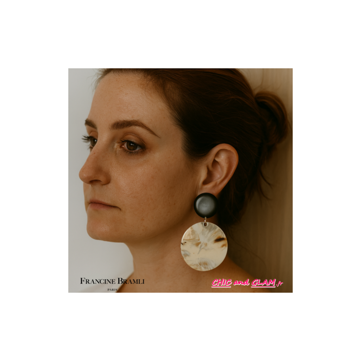 B.O Cidonie beige/gris mord Francine Bramli.