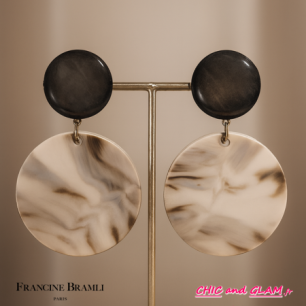 B.O Cidonie beige/gris mord Francine Bramli.