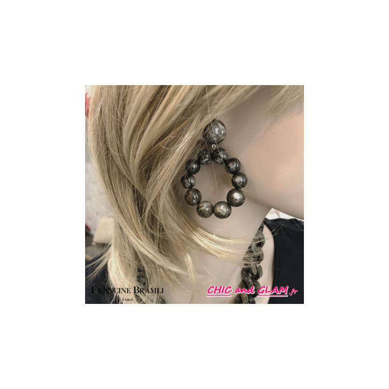 B.O Bastille vert gris mordoré Francine Bramli