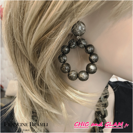 B.O Bastille vert gris mordoré Francine Bramli