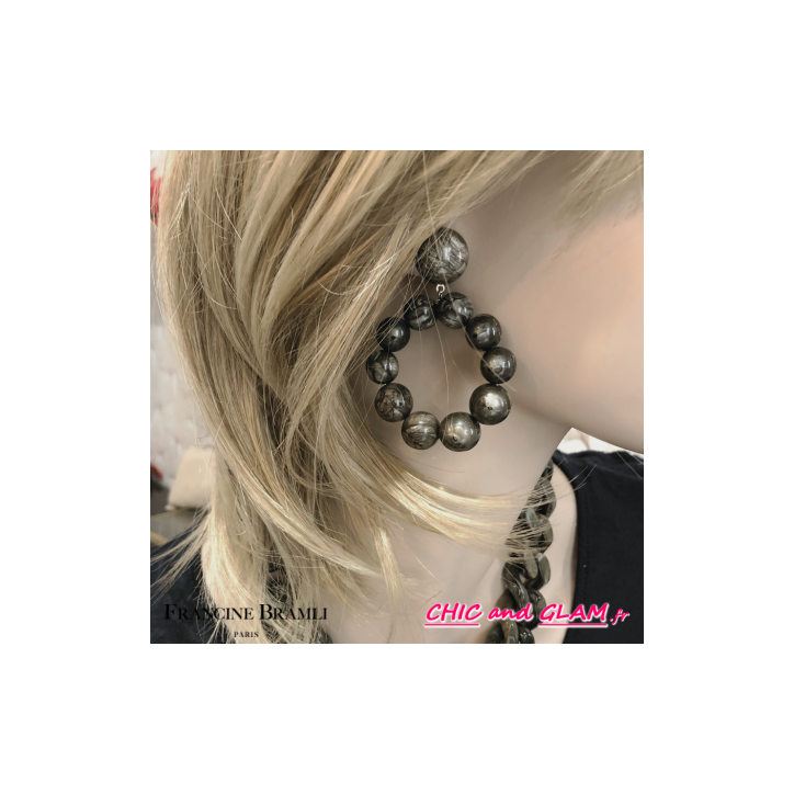 B.O Bastille vert gris mordoré Francine Bramli