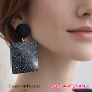 B.O Carla star gris/noir pail Francine Bramli