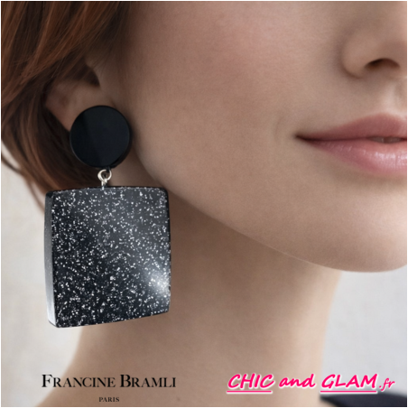 B.O Carla star gris/noir pail Francine Bramli