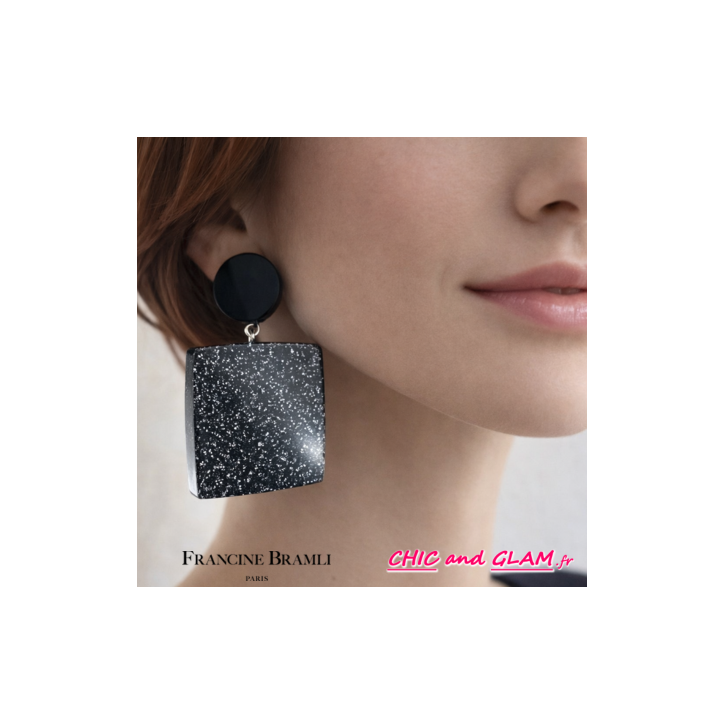 B.O Carla star gris/noir pail Francine Bramli