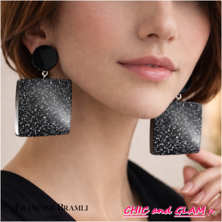 B.O Carla star gris/noir pail Francine Bramli