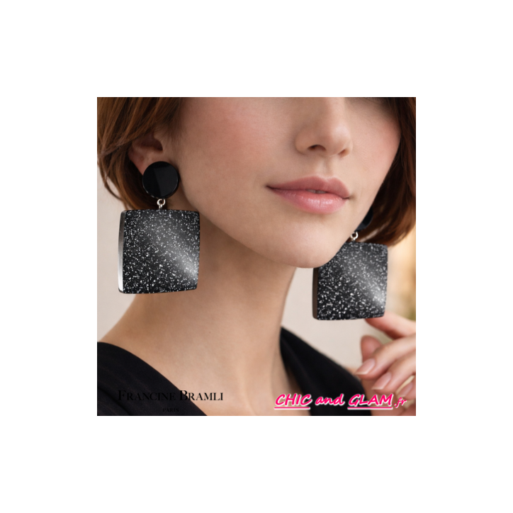 B.O Carla star gris/noir pail Francine Bramli