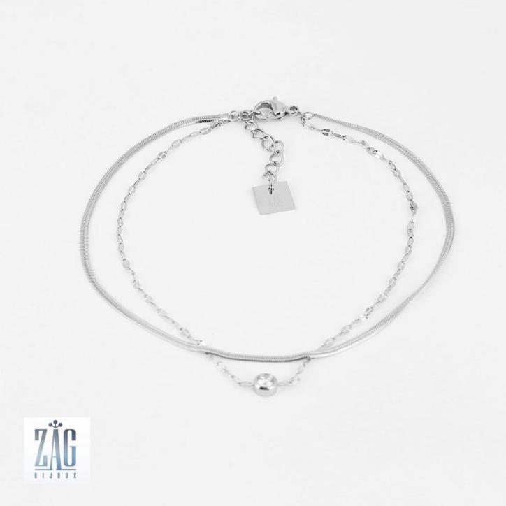 Bracelet cheville Sahiba  Zag