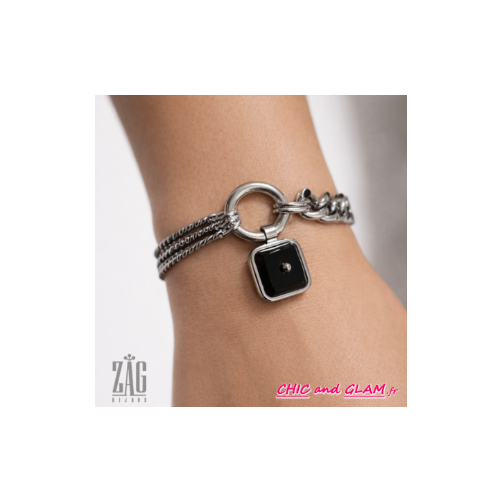 Bracelet Quatro esprit rock Zag