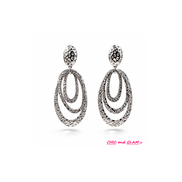 B.O triple ovales acier martelé RS B.O triple ovales acier martelé RS