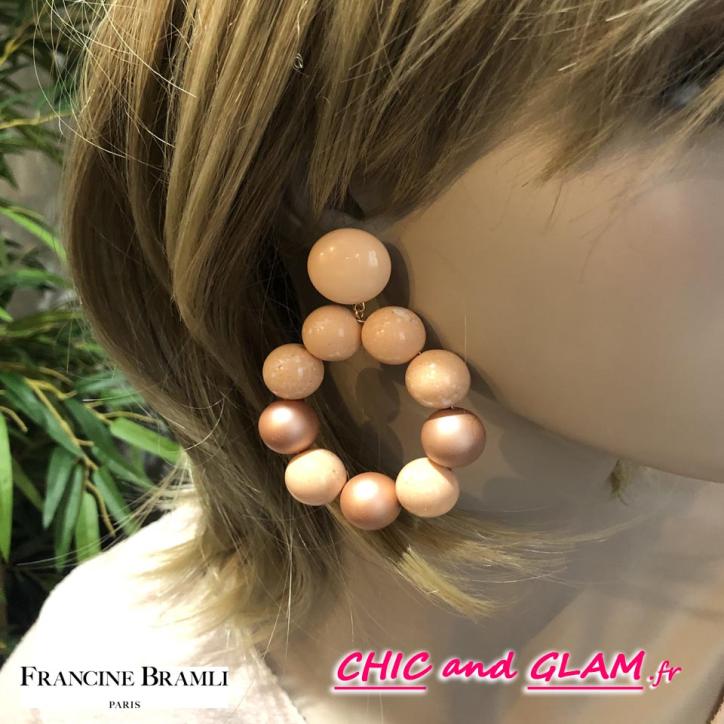 B.O Bastille  beige rosé doré Francine Bramli