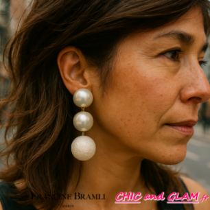 B.O clip Thea xl nacrées Francine Bramli