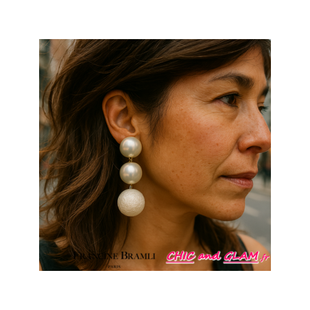 B.O clip Thea xl nacrées Francine Bramli