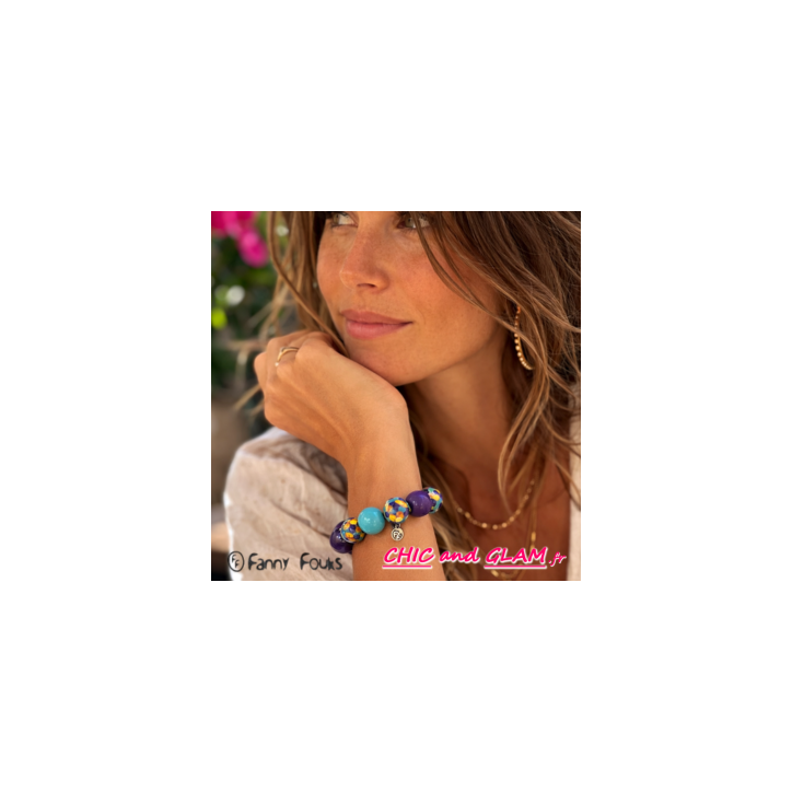Bracelet boules colorées Fanny Fouks