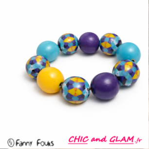 Bracelet boules colorée Fanny Fouks