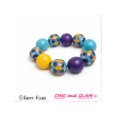 Bracelet boules colorée Fanny Fouks