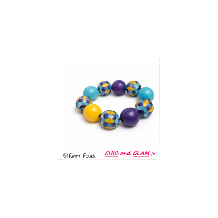 Bracelet boules colorées Fanny Fouks