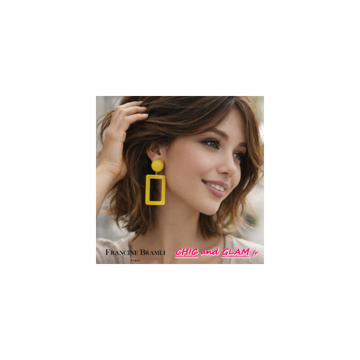 B.O Luxembourg L clip ton jaune Francine Bramli B.O Luxembourg L clip ton jaune Francine Bramli