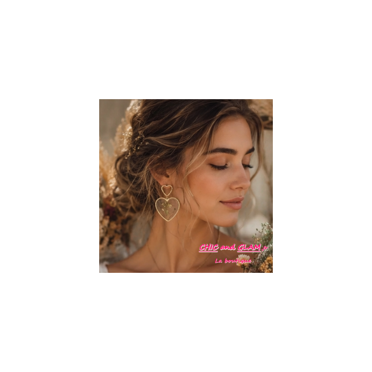 Boucles d’oreilles Cœur Bohème Boucles d’oreilles Cœur Bohème