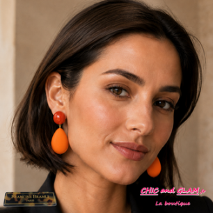 B.O percée cuba ton orange mat Francine Bramli