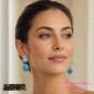 B.O Kos clip  ton turquoise Francine Bramli