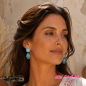 B.O Kos clip  ton turquoise Francine Bramli