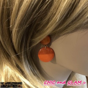 B.O eph Alma percée ton orange Francine Bramli