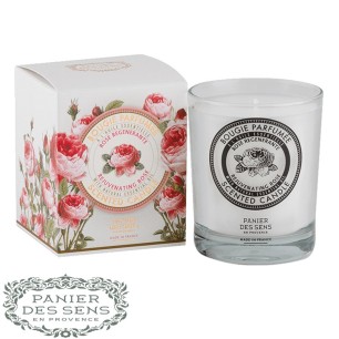 Bougie parfumée 180 gr rose vif   Panier des sens