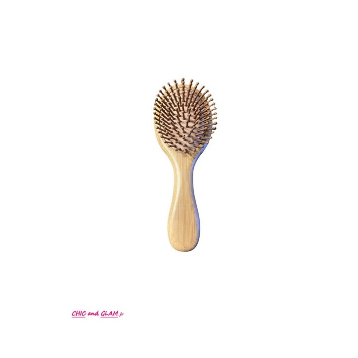 Brosse bambou a cheveux