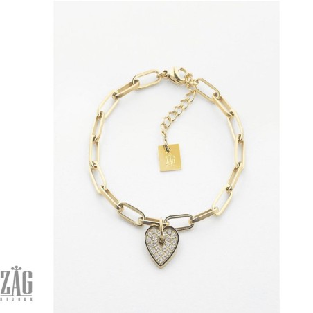 Bracelet  coeur U2  Zag