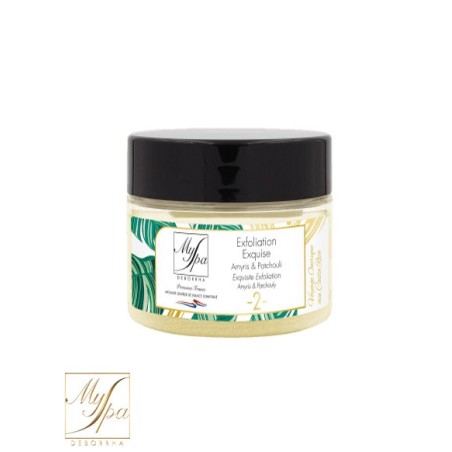 Exfoliation exquise Amyris et patchouli  Myspa Deborrha