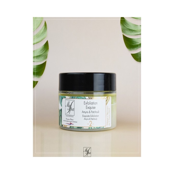 Exfoliation exquise Amyris et patchouli  Myspa Deborrha