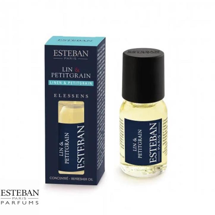 Concentré de parfum lin & petitgrain 15ml Esteban