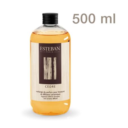 Recharge parfum 250ml/ 500ml cèdre  Esteban