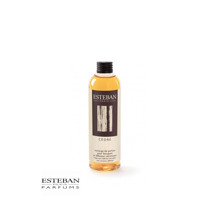 Recharge parfum 250ml/ 500ml cèdre  Esteban