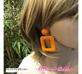 B.O FL orange clip Francine Bramli