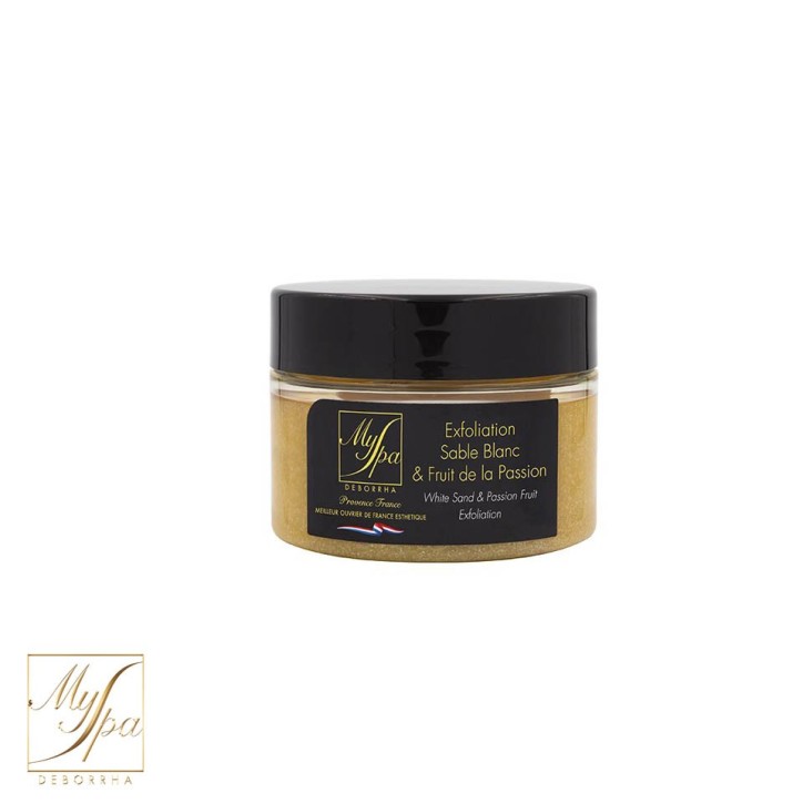 Exfoliation sable blanc & fruit de la passion 360 ml Myspa Exfoliation sable blanc & fruit de la passion 360 ml Myspa