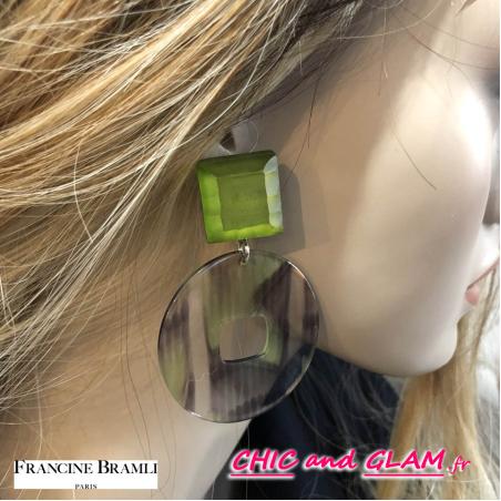 B.O Akita  ton vert noir Francine Bramli