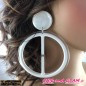 B.O clip Lucayes xl ton blanc Francine Bramli