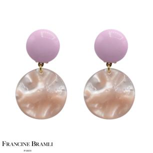 B.O Venus s percé ton rose nacré  Francine Bramli