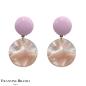B.O Venus s percé ton rose nacré  Francine Bramli