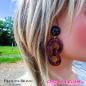 B.O Karine perce  ton marron translucide  Francine Bramli