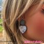 B.O Love en nacre ton gris Francine Bramli
